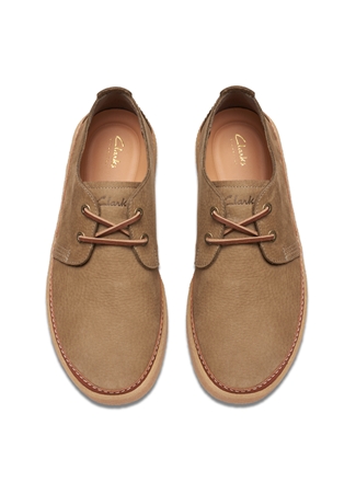 Clarks Nubuk Kahve Erkek Günlük Ayakkabı Clarkwood Low_4