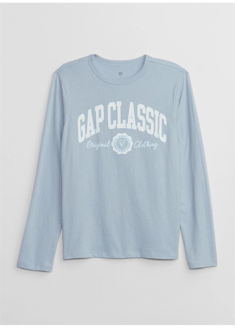 Gap Desenli Mavi Erkek T-Shirt 810529