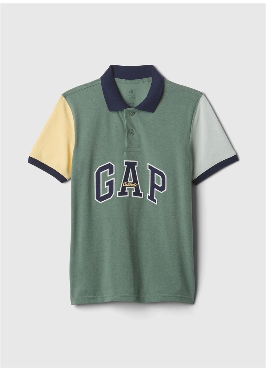Gap Düz Koyu Yeşil Erkek Polo T-Shirt 874446