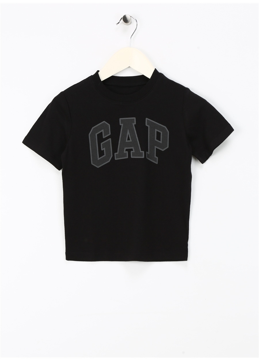 Gap Düz Siyah Erkek T-Shirt 459557