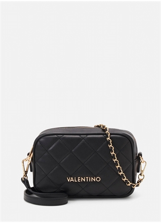 Valentino Siyah Kadın 7X20x13 Cm Çapraz Çanta VBS3KK51R550