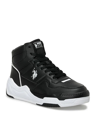 U.S. Polo Assn. Siyah Erkek Sneaker MILOW HI 4FX_2