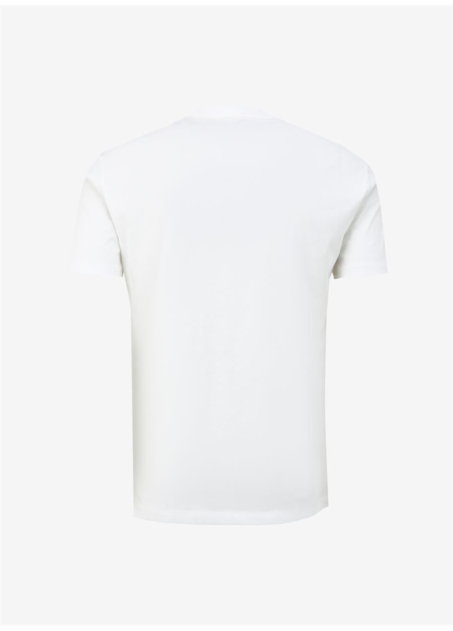 Armani Exchange Bisiklet Yaka Baskılı Kırık Beyaz Erkek T-Shirt 3DZTJB ZJBYZ 1116_6