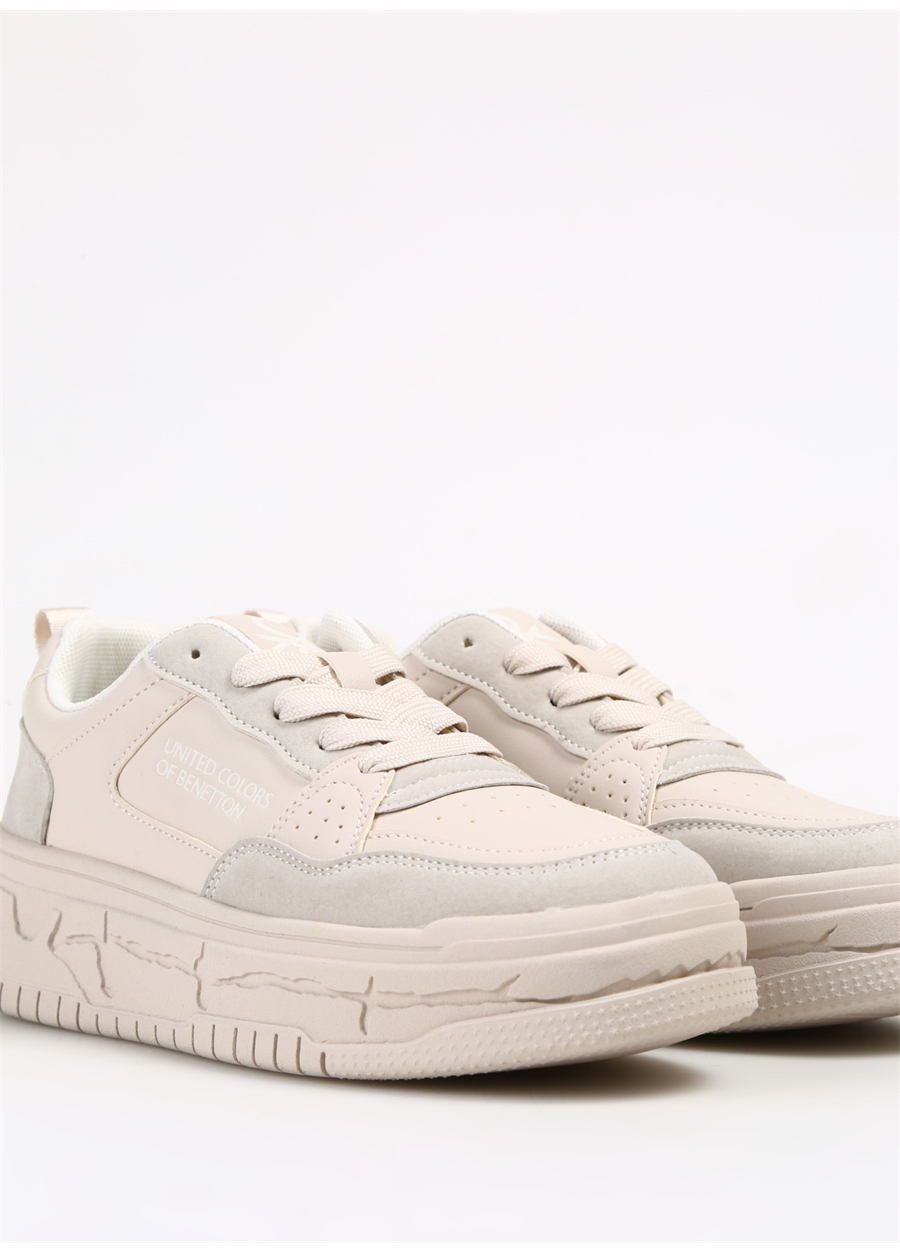 Benetton Bej Kadın Sneaker BNI-10281_4