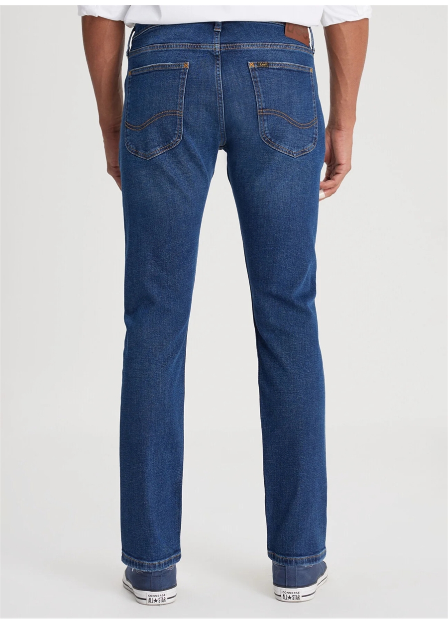 Lee Normal Bel Slim Fit Mavi Erkek Denim Pantolon L719125XT Luke Jean Pantolon_5