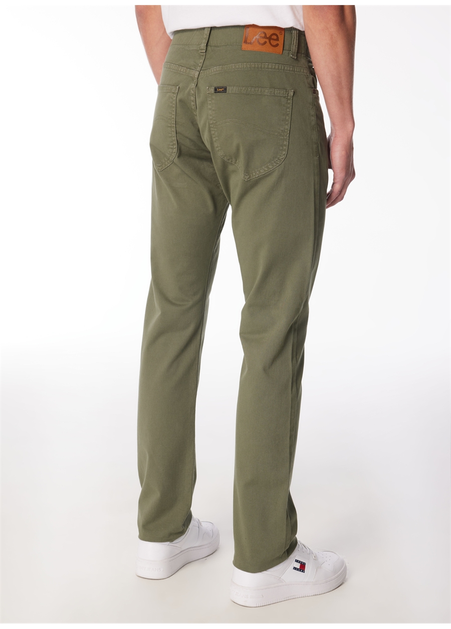 Lee Normal Bel Slim Fit Yağ Yeşili Erkek Chino Pantolon L72AA5708D31 Extrememotion Slim Pan_4