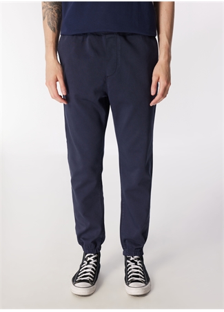 Lee Dar Paça Lacivert Erkek Kargo Pantolon LM04009410 Jogger Non Denim Pantolo_2