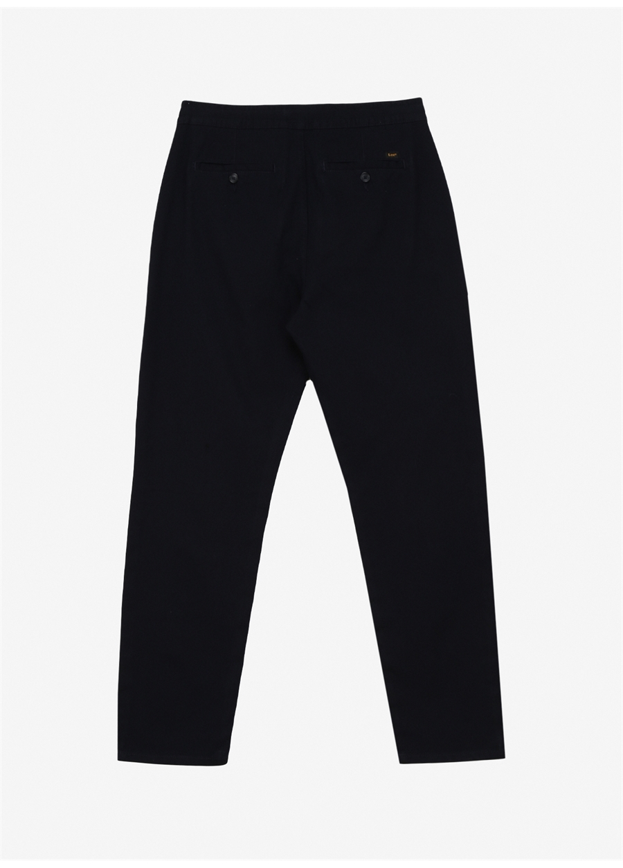 Lee Dar Paça Lacivert Erkek Kargo Pantolon LM04010410 Jogger Non Denim Pantolo_1