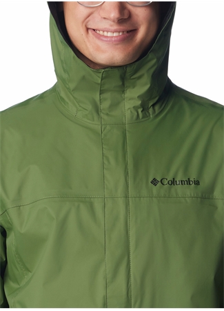 Columbia Yeşil Erkek Kapüşon Yaka Standart Fit Yağmurluk 1533891353_RM2433_2