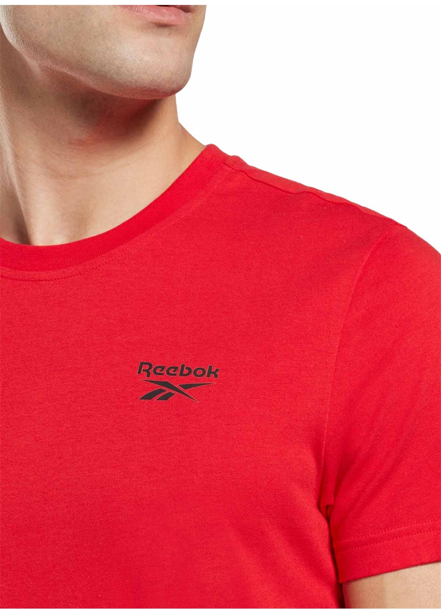 Reebok 100070678 RI Left Chest Logo Turuncu Erkek Yuvarlak Yaka Standart Fit T-Shirt_1