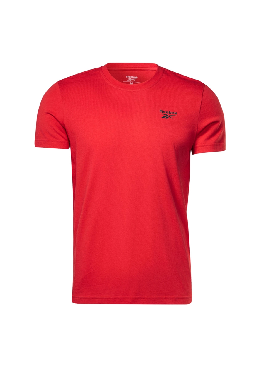 Reebok 100070678 RI Left Chest Logo Turuncu Erkek Yuvarlak Yaka Standart Fit T-Shirt_3