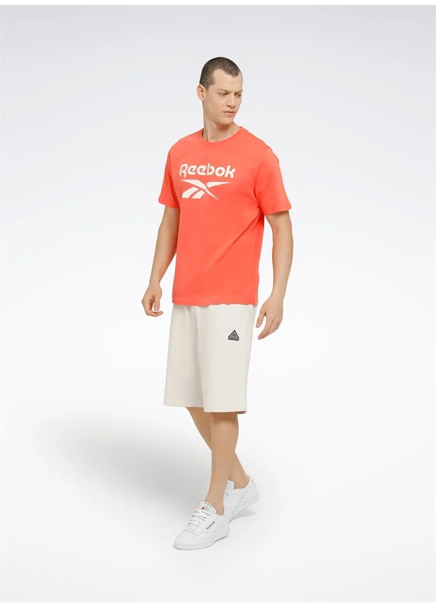 Reebok IU4085 REEBOK IDENTITY BIG LOGO Turuncu Erkek Yuvarlak Yaka Normal Kalıp T-Shirt_2