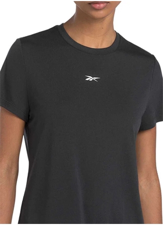 Reebok 100075423 ID TRAIN SUPREMIUM TEE Siyah Kadın Yuvarlak Yaka Standart Fit T-Shirt_2