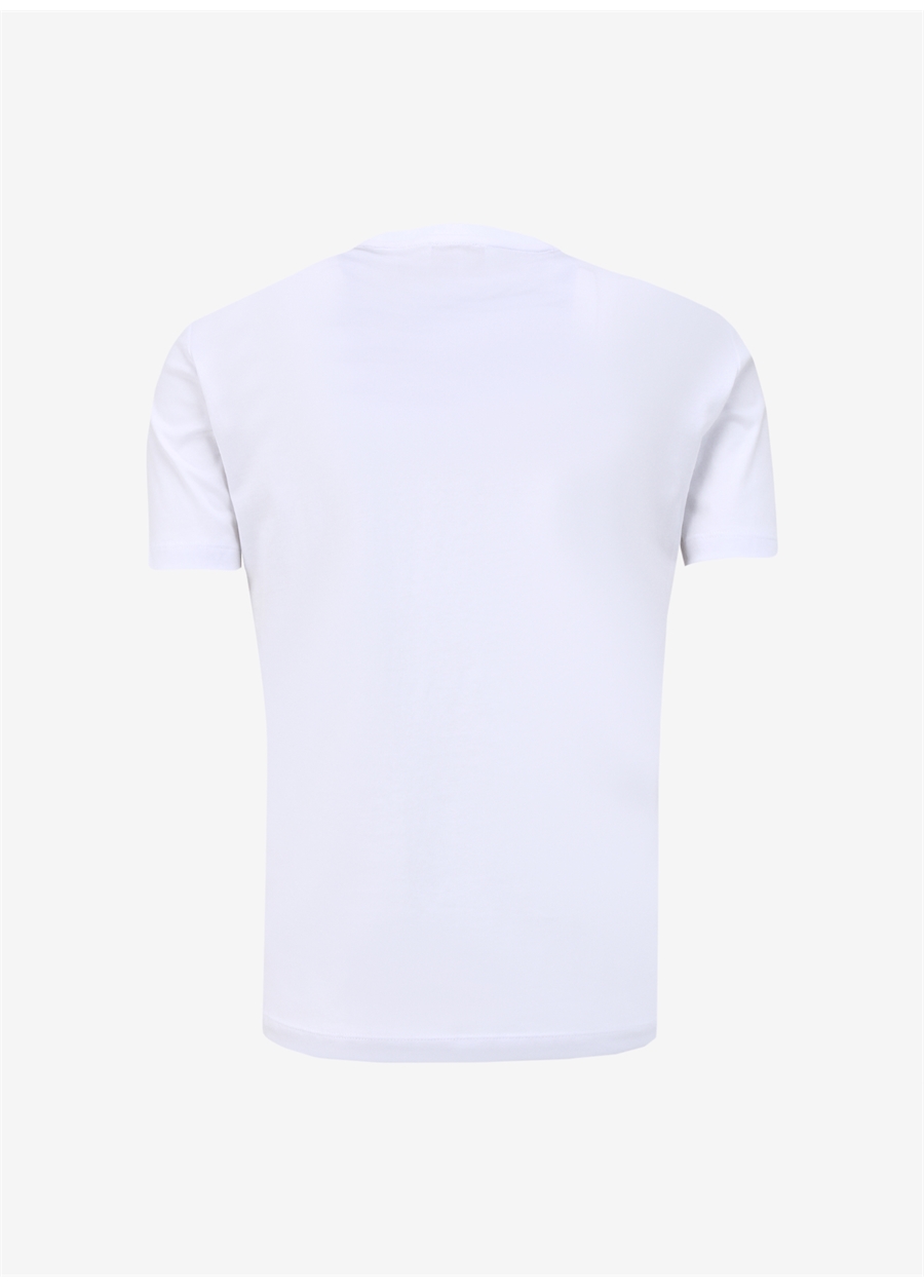 EA7 Bisiklet Yaka Beyaz Erkek T-Shirt 3DPT08PJM9Z_1