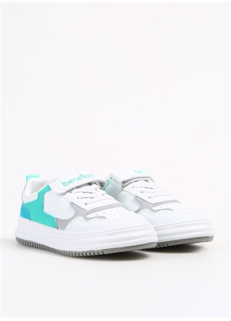 Benetton Beyaz - Gri Erkek Çocuk Sneaker BNI-10025_1