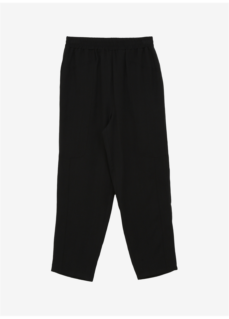 Faik Sönmez Normal Bel Slim Fit Siyah Kadın Pantolon U68547