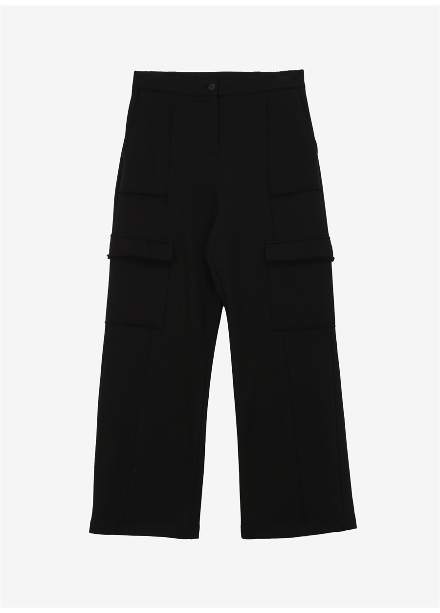 Faik Sönmez Normal Bel Normal Siyah Kadın Pantolon U68543