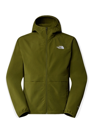 The North Face Yeşil Erkek Kapüşon Yaka Standart Fit Rüzgarlık NF0A8702PIB1_EASY WIND FZ