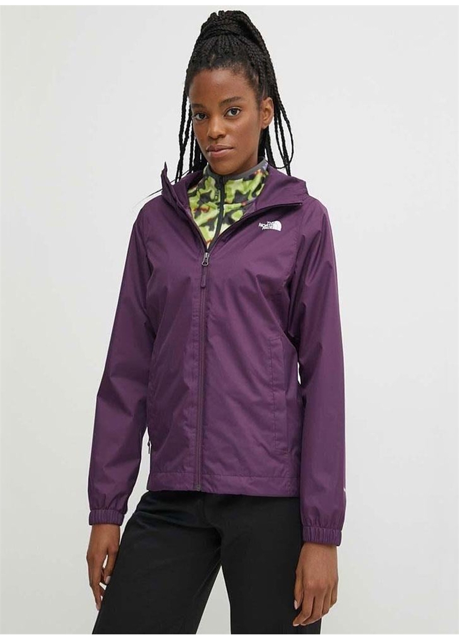 The North Face Mor Kadın Kapüşon Yaka Normal Kalıp Yağmurluk NF00A8BAV6V1_W QUEST JACKET-EU_0