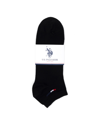 U.S. Polo Assn. Siyah Erkek Çorap 5'LI PAKET_2