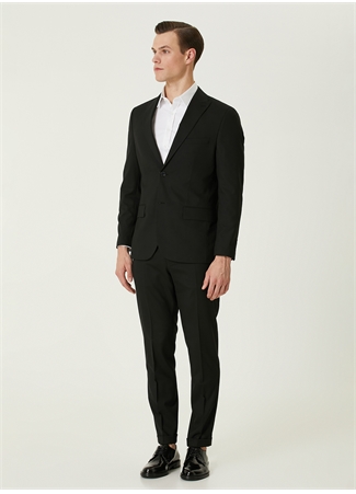 Network Normal Bel Slim Fit Siyah Erkek Takım Elbise 1090708_3