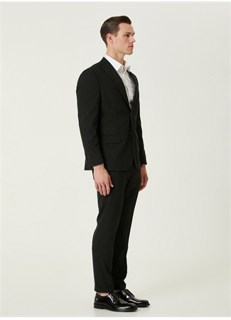 Network Normal Bel Slim Fit Siyah Erkek Takım Elbise 1090708_5