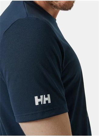 Helly Hansen Lacivert Erkek Bisiklet Yaka Baskılı T-Shirt HHA.34419_HP RACE GRAPHIC_3