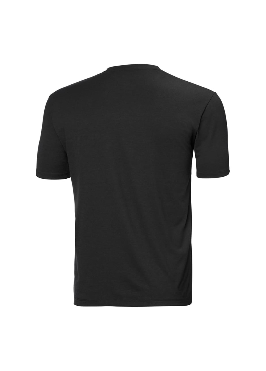 Helly Hansen Antrasit Erkek Bisiklet Yaka Baskılı T-Shirt HHA.63082_SKOG RGRAPHIC_5