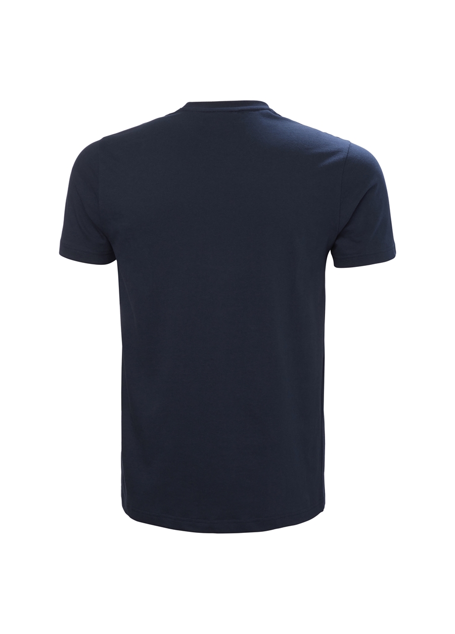 Helly Hansen Lacivert Erkek Bisiklet Yaka Baskılı T-Shirt HHA.53532_CORE_4