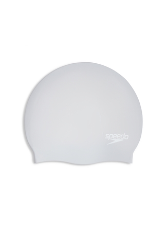 Speedo Beyaz - Gümüş Unisex Bone 8-0616817273-SPEEDO LONG HAIR CAP A