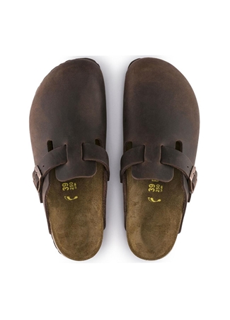 Birkenstock Koyu Kahve Erkek Deri Terlik BOSTON_2