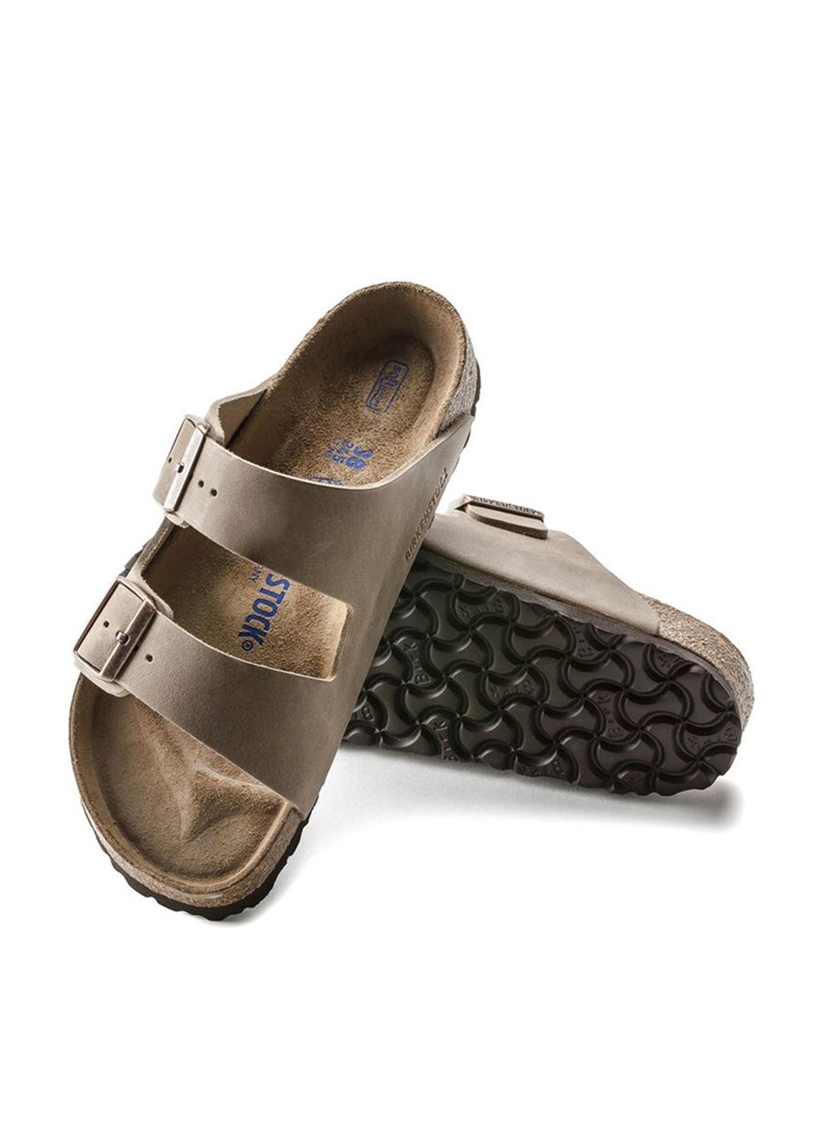 Birkenstock Kahve Erkek Deri Terlik 552813 ARIZONA SFB_1