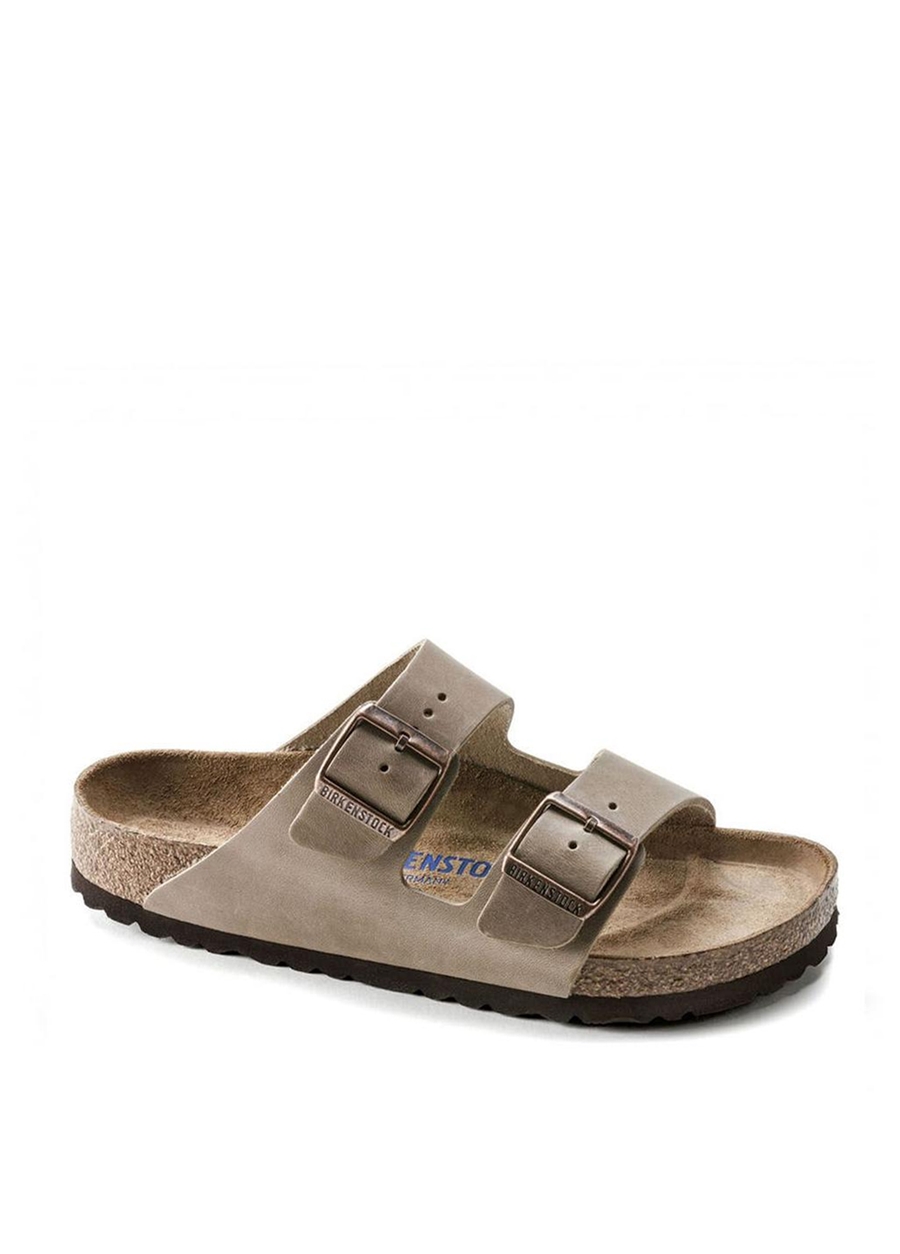 Birkenstock Kahve Erkek Deri Terlik 552813 ARIZONA SFB_4