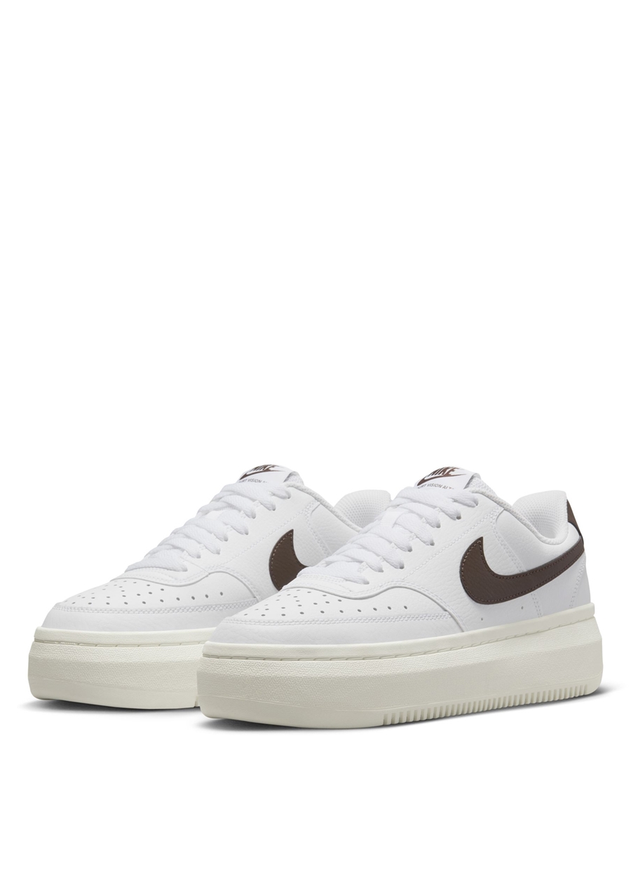 Nike Beyaz Kadın Lifestyle Ayakkabı DM0113-103 W NIKE COURT VISION ALTA_6