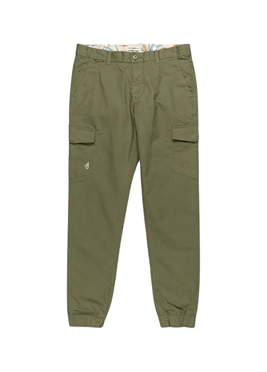 Quiksilver Yeşil Erkek Outdoor Pantolonu EQYNP03296_MW CUFFED CARGO_1