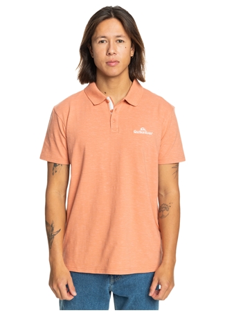 Quiksilver Pembe Erkek Normal Kalıp Baskılı Polo T-Shirt EQYKT04334_POLO STRETCH_0