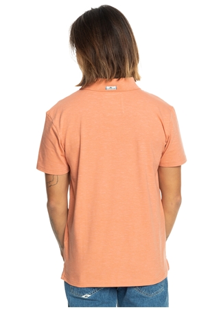 Quiksilver Pembe Erkek Normal Kalıp Baskılı Polo T-Shirt EQYKT04334_POLO STRETCH_1