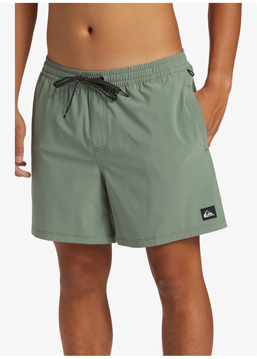 Quiksilver Yeşil Şort Mayo AQYJV03141_SURFSILK SOLID VOLLEY 16_1