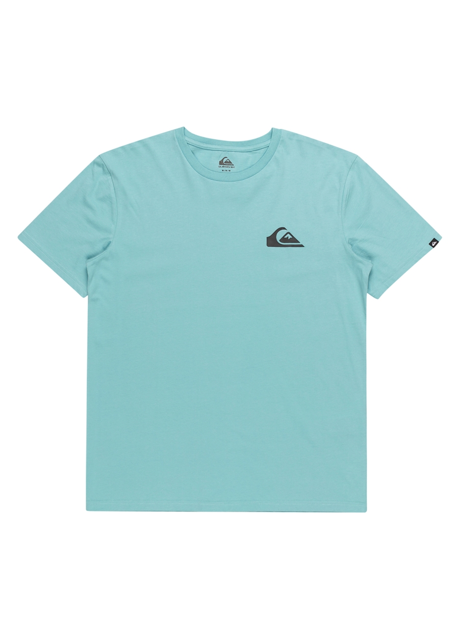 Quiksilver Mavi Erkek O Yaka Standart Fit Baskılı T-Shirt EQYZT07657_MW MINI LOGO SS_2