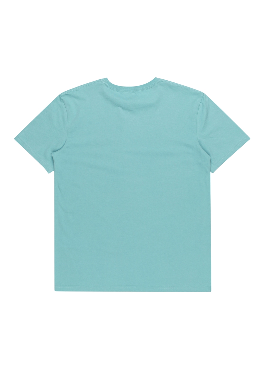 Quiksilver Mavi Erkek O Yaka Standart Fit Baskılı T-Shirt EQYZT07657_MW MINI LOGO SS_3