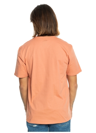 Quiksilver Pembe Erkek O Yaka Standart Fit Baskılı T-Shirt EQYZT07658_COMP LOGO SS_2