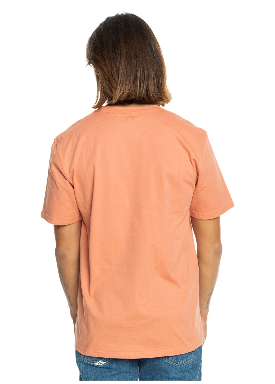 Quiksilver Pembe Erkek O Yaka Standart Fit Baskılı T-Shirt EQYZT07658_COMP LOGO SS_2