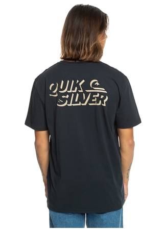 Quiksilver Siyah Erkek O Yaka Standart Fit Baskılı T-Shirt EQYZT07665_SHADOW KNOCK_1