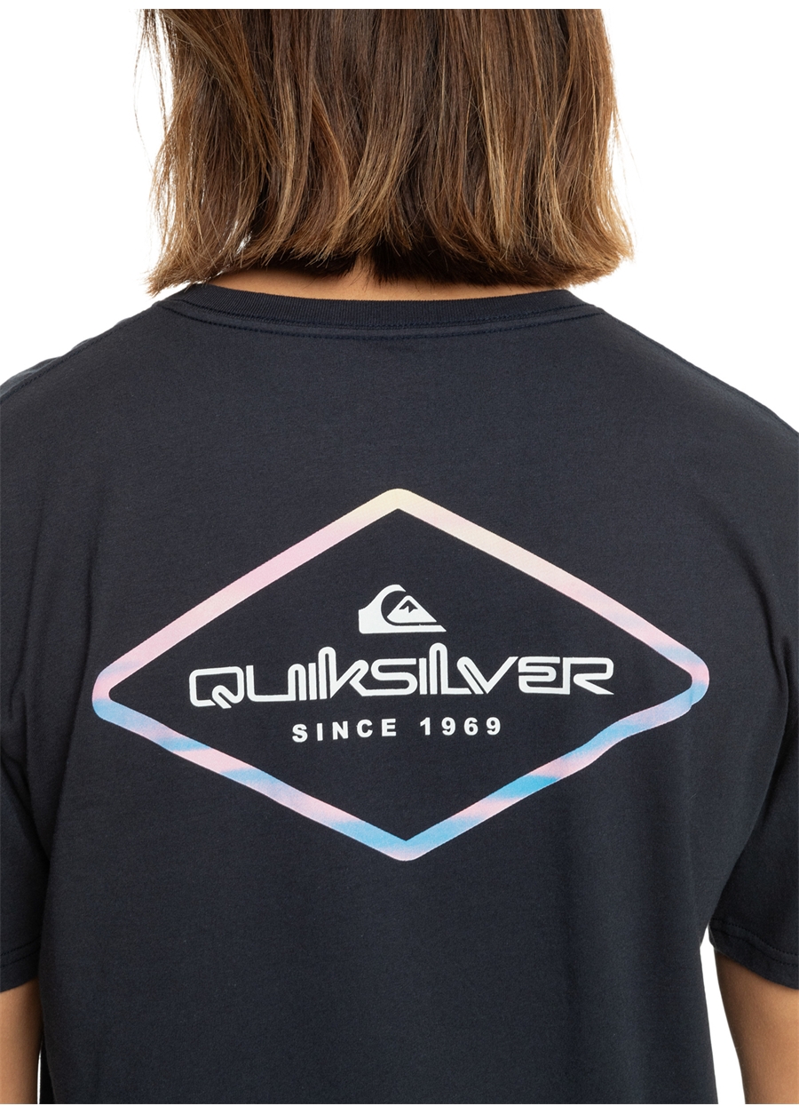 Quiksilver Siyah Erkek O Yaka Standart Fit Baskılı T-Shirt EQYZT07667_OMNI LOCK_2