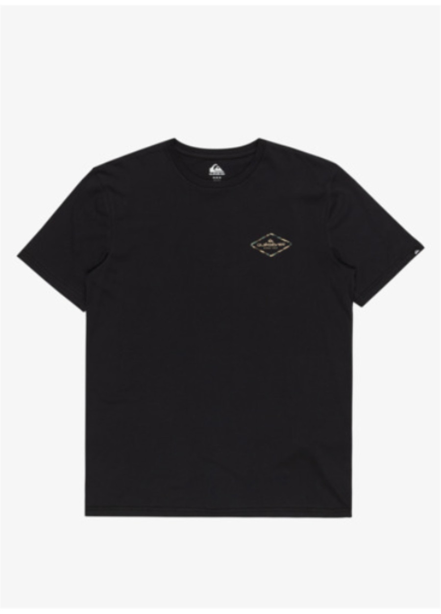 Quiksilver Siyah Erkek O Yaka Standart Fit Baskılı T-Shirt EQYZT07667_OMNI LOCK_4