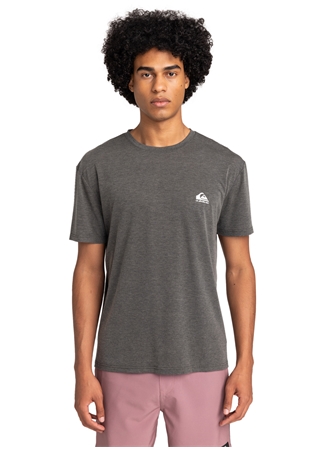 Quiksilver Siyah Erkek O Yaka Standart Fit Baskılı T-Shirt EQYKT04311_COASTAL RUN SS_0