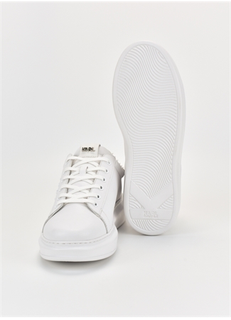 KARL LAGERFELD Beyaz Erkek Deri Sneaker KAPRI MENS Stud Kounter Lo Lace_4