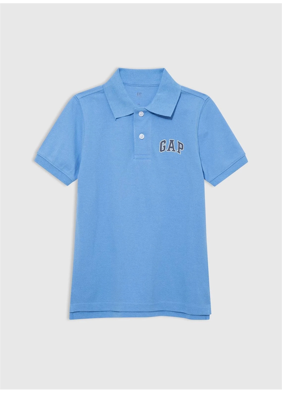 Gap Düz Mavi Erkek Polo T-Shirt 559938