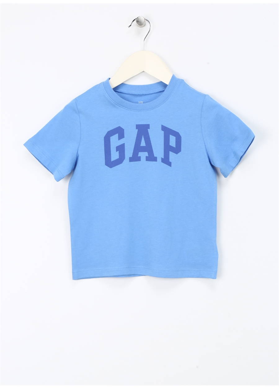 Gap Baskılı Mavi Erkek T-Shirt 860045000