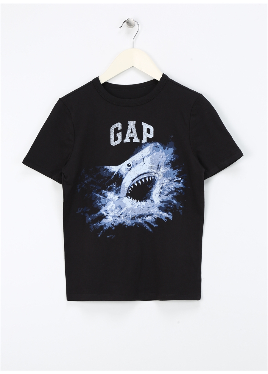 Gap Baskılı Mavi Erkek T-Shirt 885813000